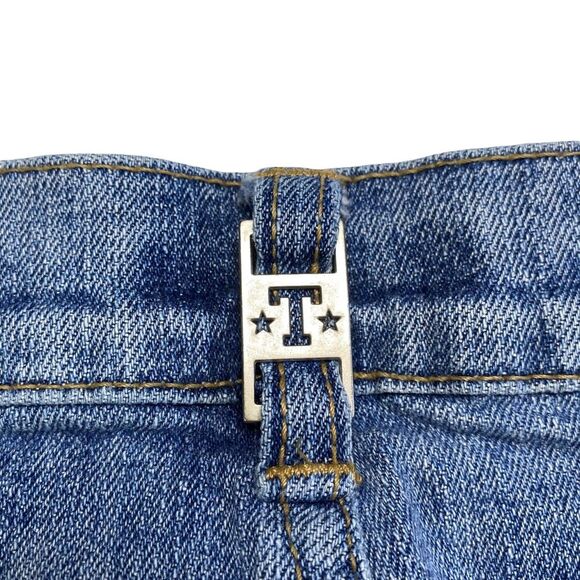 Vintage Tommy Hilfiger Tommy Jeans Denim Bermuda Shorts Flap Pockets Y2K 2005 9 - Picture 8 of 15